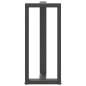 vidaXL Gambe Tavolo Bar Forma T 2 pz Antracite 40x35x(90-91)cm Acciaio vidaXL Gambe Tavolo Bar Forma T 2 pz Antracite 40x35x(90-91)cm Acciaio