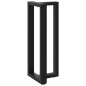 vidaXL Gambe Tavolo Bar a Forma T 2 pz Nero 50x35x(101-102) cm Acciaio vidaXL Gambe Tavolo Bar a Forma T 2 pz Nero 50x35x(101-102) cm Acciaio