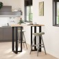 vidaXL Gambe Tavolo Bar a Forma T 2 pz Nero 60x35x(111-112) cm Acciaio vidaXL Gambe Tavolo Bar a Forma T 2 pz Nero 60x35x(111-112) cm Acciaio