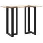 vidaXL Gambe Tavolo Bar a Forma T 2 pz Nero 60x35x(111-112) cm Acciaio vidaXL Gambe Tavolo Bar a Forma T 2 pz Nero 60x35x(111-112) cm Acciaio