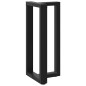 vidaXL Gambe Tavolo Bar a Forma T 2 pz Nero 50x35x(90-91) cm Acciaio vidaXL Gambe Tavolo Bar a Forma T 2 pz Nero 50x35x(90-91) cm Acciaio