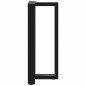 vidaXL Gambe Tavolo Bar a Forma T 2 pz Nero 50x35x(90-91) cm Acciaio vidaXL Gambe Tavolo Bar a Forma T 2 pz Nero 50x35x(90-91) cm Acciaio