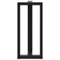 vidaXL Gambe Tavolo Bar a Forma T 2 pz Nero 50x35x(90-91) cm Acciaio vidaXL Gambe Tavolo Bar a Forma T 2 pz Nero 50x35x(90-91) cm Acciaio