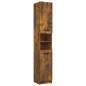 Armadietto Bagno Rovere Fumo 32x34x188,5cm in Legno Multistrato Armadietto Bagno Rovere Fumo 32x34x188,5cm in Legno Multistrato