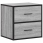 vidaXL Comodino a Muro Grigio Sonoma 40x31x39,5 cm vidaXL Comodino a Muro Grigio Sonoma 40x31x39,5 cm