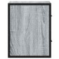vidaXL Comodino a Muro Grigio Sonoma 40x31x39,5 cm vidaXL Comodino a Muro Grigio Sonoma 40x31x39,5 cm