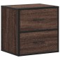 vidaXL Comodino a Muro Rovere Marrone 40x31x39,5 cm vidaXL Comodino a Muro Rovere Marrone 40x31x39,5 cm