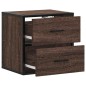 vidaXL Comodino a Muro Rovere Marrone 40x31x39,5 cm vidaXL Comodino a Muro Rovere Marrone 40x31x39,5 cm