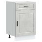 vidaXL Base da Cucina Porto Grigio Cemento in Legno Multistrato