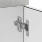 vidaXL Base da Cucina Porto Grigio Cemento in Legno Multistrato