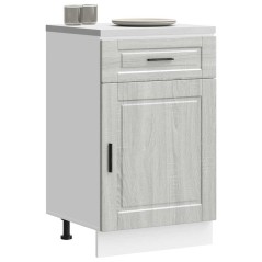 vidaXL Base da Cucina Porto Grigio Sonoma in Legno Multistrato