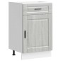vidaXL Base da Cucina Porto Grigio Sonoma in Legno Multistrato