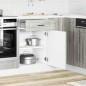 vidaXL Base da Cucina Porto Grigio Sonoma in Legno Multistrato