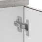 vidaXL Base da Cucina Porto Grigio Sonoma in Legno Multistrato