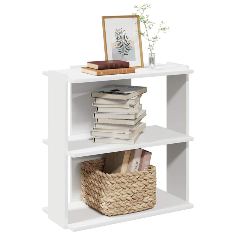 vidaXL Libreria a 3 Ripiani Bianca 60x30x60 cm in Legno Multistrato vidaXL Libreria a 3 Ripiani Bianca 60x30x60 cm in Legno Multistrato