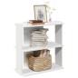 vidaXL Libreria a 3 Ripiani Bianca 60x30x60 cm in Legno Multistrato vidaXL Libreria a 3 Ripiani Bianca 60x30x60 cm in Legno Multistrato