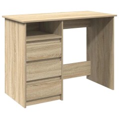 vidaXL Scrivania Rovere Sonoma 102x50x75 cm in Legno Multistrato