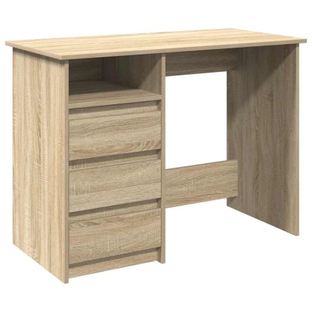 vidaXL Scrivania Rovere Sonoma 102x50x75 cm in Legno Multistrato
