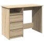 vidaXL Scrivania Rovere Sonoma 102x50x75 cm in Legno Multistrato