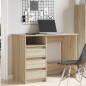 vidaXL Scrivania Rovere Sonoma 102x50x75 cm in Legno Multistrato