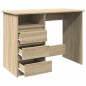vidaXL Scrivania Rovere Sonoma 102x50x75 cm in Legno Multistrato