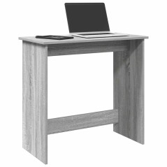 vidaXL Scrivania Grigio Sonoma 80x40x75 cm in Legno Multistrato