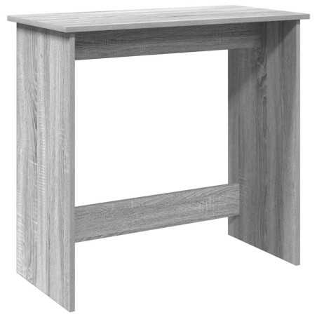 vidaXL Scrivania Grigio Sonoma 80x40x75 cm in Legno Multistrato