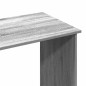 vidaXL Scrivania Grigio Sonoma 80x40x75 cm in Legno Multistrato