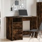vidaXL Scrivania Rovere Fumo 102x50x75 cm in Legno Multistrato