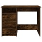vidaXL Scrivania Rovere Fumo 102x50x75 cm in Legno Multistrato