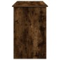 vidaXL Scrivania Rovere Fumo 102x50x75 cm in Legno Multistrato