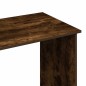 vidaXL Scrivania Rovere Fumo 102x50x75 cm in Legno Multistrato