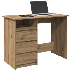 vidaXL Scrivania Rovere Artigianale 102x50x75 cm in Legno Multistrato