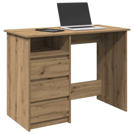vidaXL Scrivania Rovere Artigianale 102x50x75 cm in Legno Multistrato