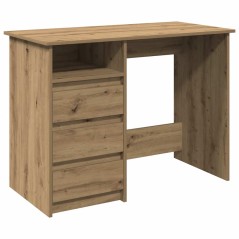 vidaXL Scrivania Rovere Artigianale 102x50x75 cm in Legno Multistrato