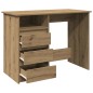 vidaXL Scrivania Rovere Artigianale 102x50x75 cm in Legno Multistrato