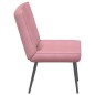 vidaXL Poltrona Relax 64x74x84 cm Rosa in Velluto
