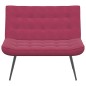 vidaXL Panca Rosso Vino 110x74x84 cm in Velluto