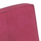 vidaXL Panca Rosso Vino 110x74x84 cm in Velluto