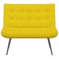 vidaXL Panca Gialla 110x74x84 cm in Velluto vidaXL Panca Gialla 110x74x84 cm in Velluto