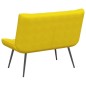 vidaXL Panca Gialla 110x74x84 cm in Velluto vidaXL Panca Gialla 110x74x84 cm in Velluto