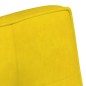 vidaXL Panca Gialla 110x74x84 cm in Velluto vidaXL Panca Gialla 110x74x84 cm in Velluto