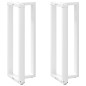 vidaXL Gambe Tavolo Bar a Forma T 2pz bianco 40x35x(111-112)cm Acciaio vidaXL Gambe Tavolo Bar a Forma T 2pz bianco 40x35x(111-112)cm Acciaio