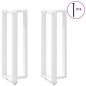 vidaXL Gambe Tavolo Bar a Forma T 2pz bianco 40x35x(111-112)cm Acciaio vidaXL Gambe Tavolo Bar a Forma T 2pz bianco 40x35x(111-112)cm Acciaio