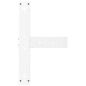 vidaXL Gambe Tavolo Bar a Forma T 2 pz bianco 60x35x(91-92) cm Acciaio vidaXL Gambe Tavolo Bar a Forma T 2 pz bianco 60x35x(91-92) cm Acciaio