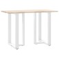 vidaXL Gambe Tavolo Bar a Forma T 2 pz bianco 60x35x(91-92) cm Acciaio vidaXL Gambe Tavolo Bar a Forma T 2 pz bianco 60x35x(91-92) cm Acciaio