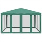 vidaXL Tenda per Feste con 8 Pareti Laterali in Rete Verde 4x4 m HDPE