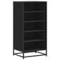 vidaXL Scarpiera Nera 48x38x97,5 cm in Legno Multistrato