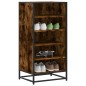 vidaXL Scarpiera Rovere Fumo 48x38x97,5 cm in Legno Multistrato