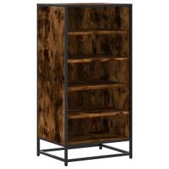 vidaXL Scarpiera Rovere Fumo 48x38x97,5 cm in Legno Multistrato